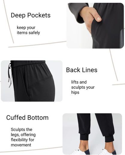 Women'S Joggers Pants Drawstring Running Sweatpants with Pockets Lounge Wear