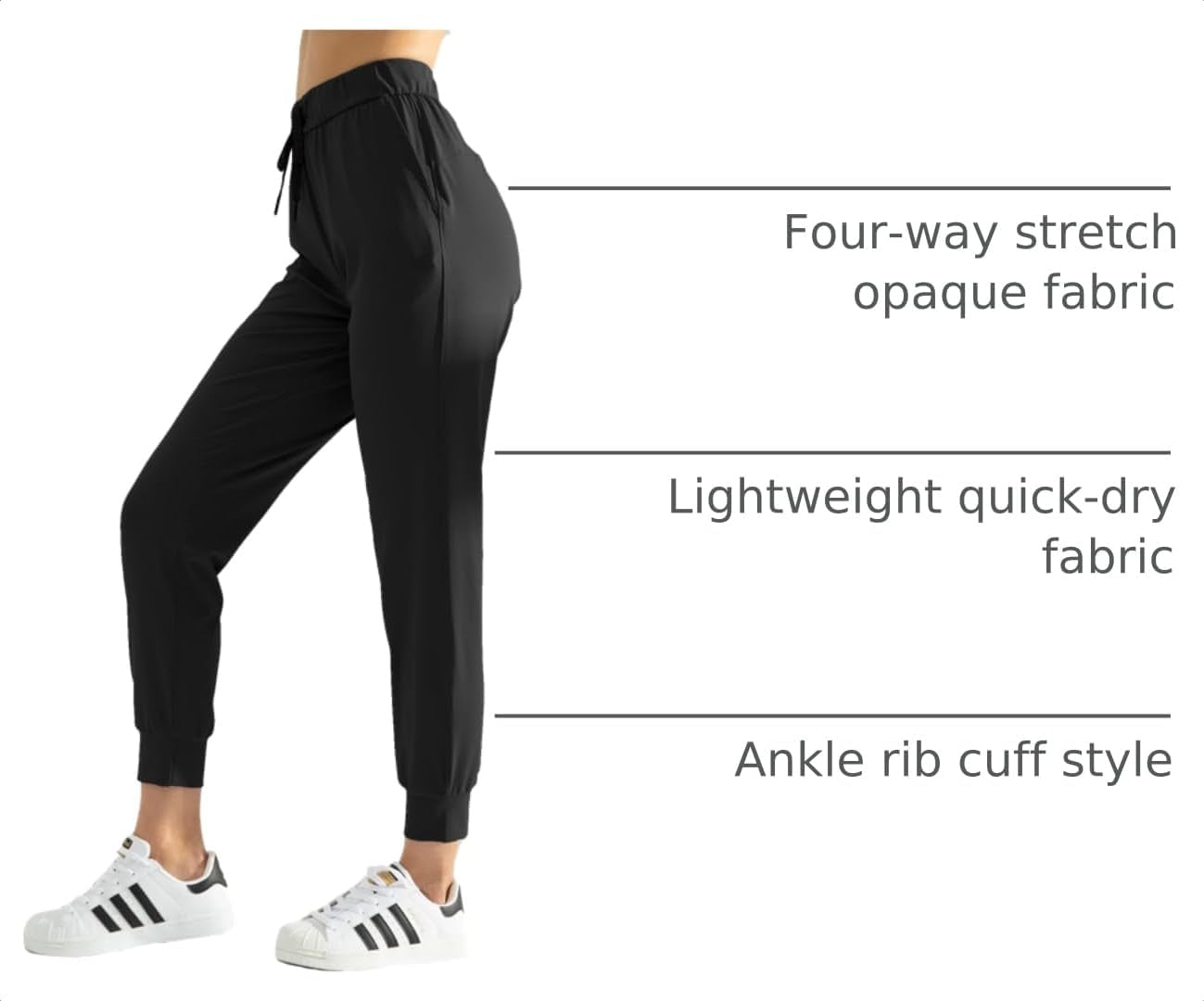 Women'S Joggers Pants Drawstring Running Sweatpants with Pockets Lounge Wear